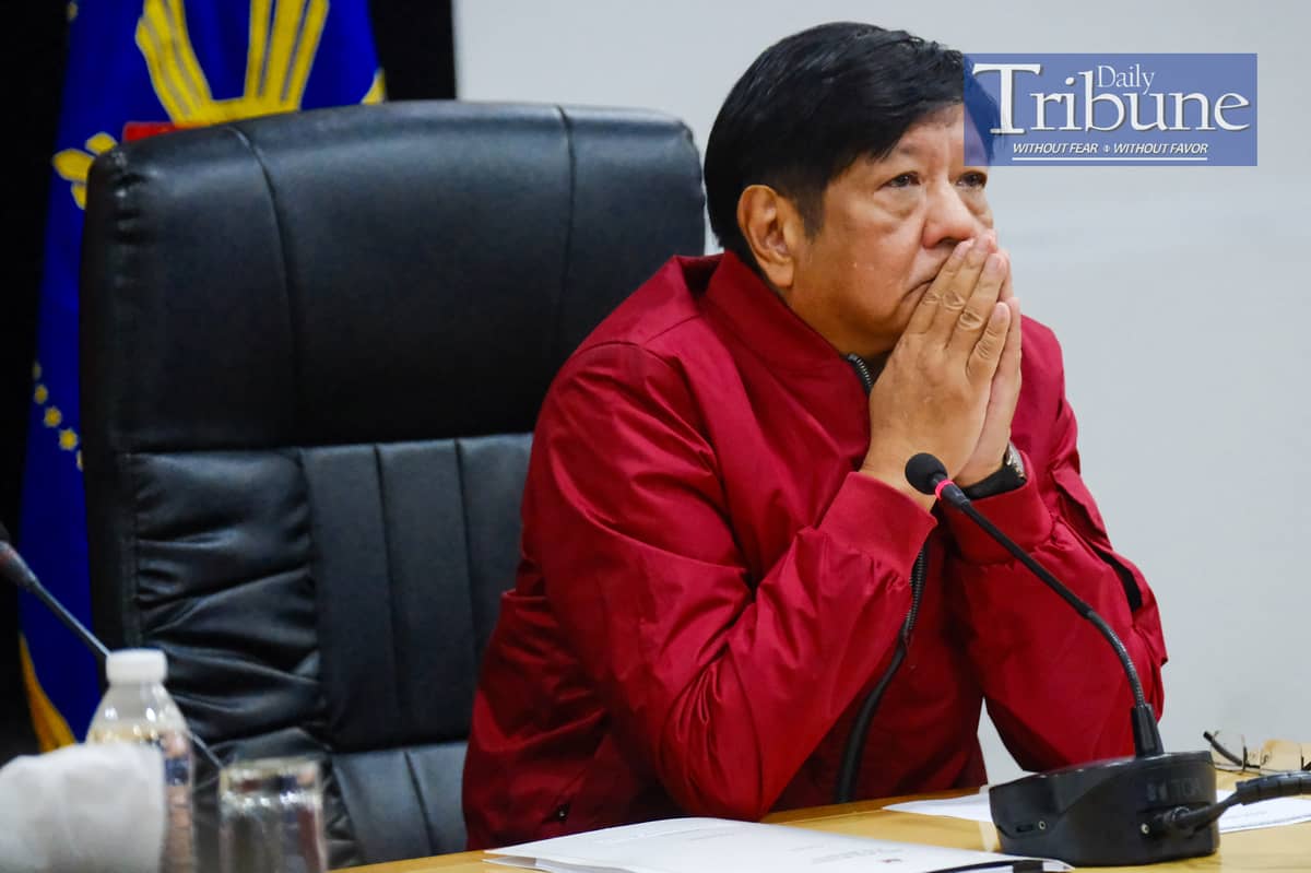 TRIBUNE-bongbongmarcos at his desk